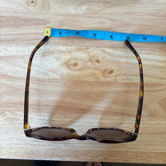 Coach Tortoise Brown and Gold Sunglasses, Coach Cat Eye Sunglasses Case Included - Picture 10 of 16